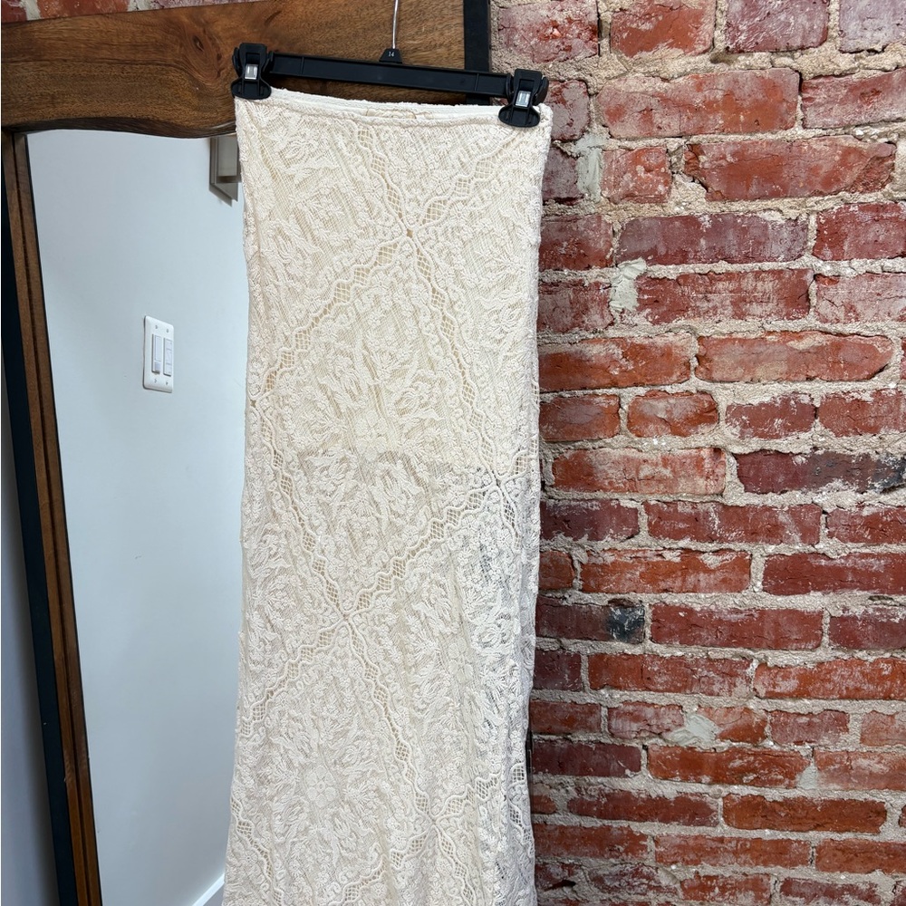 White Lace Maxi Arcana Skirt